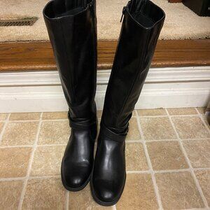 Women's Bass - Jordan Extended Calf Boots - Black - Excellent! 7 1/2 Medium